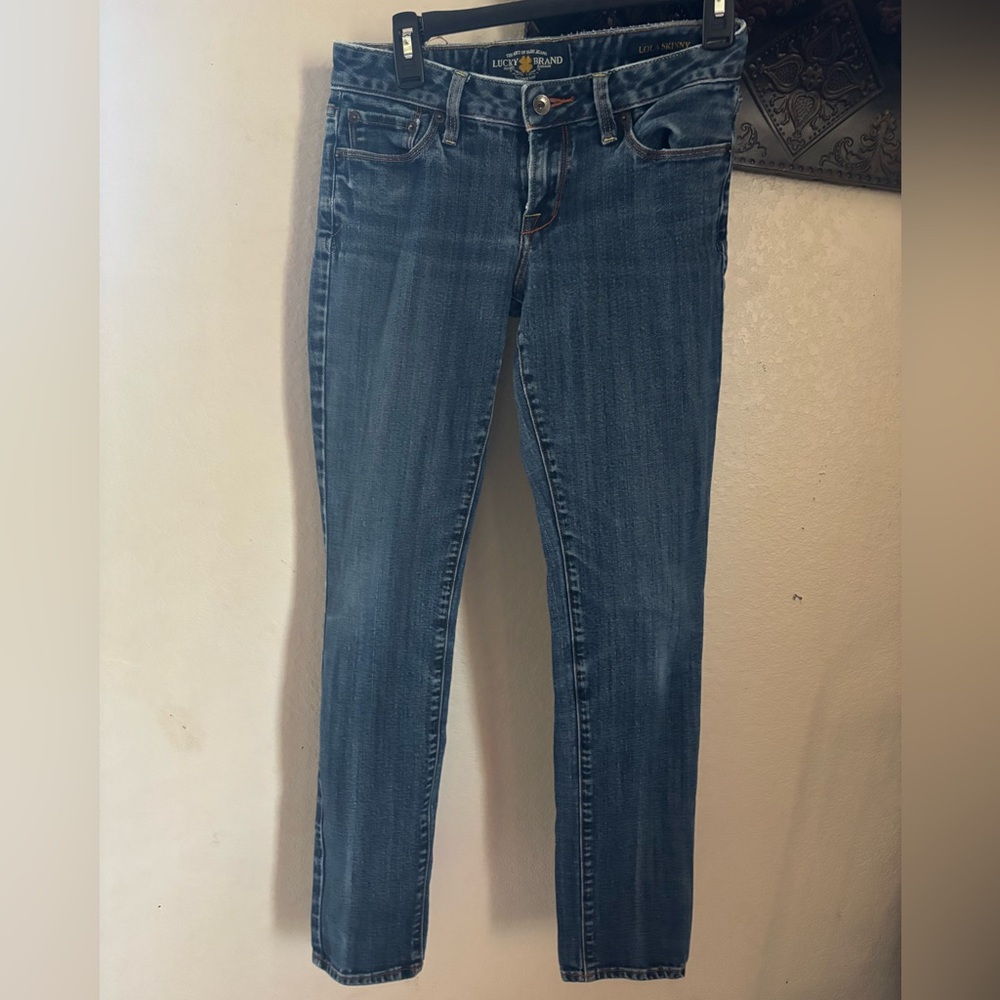 Lucky Brand Women's Blue Lola Skinny Jeans